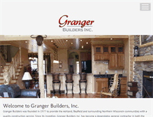 Tablet Screenshot of grangerbuilders.com